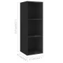 3-teiliges TV-Möbelset Sperrholz glänzend schwarz von vidaXL, TV-Möbel - Ref: Foro24-3079734, Preis: 135,28 €, Rabatt: %