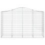 Gabionenkörbe 2 Stk. Bogenform Eisen 200x50x120/140 cm von vidaXL, Töpfe und Pflanzgefäße - Ref: Foro24-3145661, Preis: 204,4...