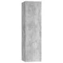Set muebles de salón TV 4 pzas madera ingeniería gris hormigón de vidaXL, Muebles TV - Ref: Foro24-3079153, Precio: 202,23 €,...