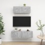 Wohnzimmermöbel-Set 2-teilig betongraues Holzwerkstoff von vidaXL, TV-Möbel - Ref: Foro24-3079122, Preis: 87,02 €, Rabatt: %