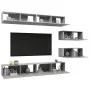 Wohnzimmermöbel-Set 6-teilig betongraues Holzwerkstoff von vidaXL, TV-Möbel - Ref: Foro24-3079148, Preis: 262,62 €, Rabatt: %