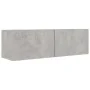 Wohnzimmermöbel-Set 6-teilig betongraues Holzwerkstoff von vidaXL, TV-Möbel - Ref: Foro24-3079148, Preis: 262,62 €, Rabatt: %