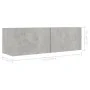 Wohnzimmermöbel-Set 6-teilig betongraues Holzwerkstoff von vidaXL, TV-Möbel - Ref: Foro24-3079148, Preis: 262,62 €, Rabatt: %