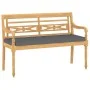 4-piece garden furniture set and solid teak wood cushions by vidaXL, Garden sets - Ref: Foro24-3087053, Price: 547,78 €, Disc...