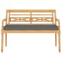 4-teiliges Gartenmöbel-Set und Kissen aus massivem Teakholz von vidaXL, Gartensets - Ref: Foro24-3087053, Preis: 557,22 €, Ra...
