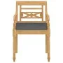 4-piece garden furniture set and solid teak wood cushions by vidaXL, Garden sets - Ref: Foro24-3087053, Price: 547,78 €, Disc...