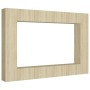 Wohnzimmer-TV-Möbelset 8-teilig aus Holzwerkstoff Sonoma-Eiche von vidaXL, TV-Möbel - Ref: Foro24-3078985, Preis: 372,70 €, R...