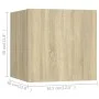 Juego de muebles de salón 6 piezas roble Sonoma de vidaXL, Muebles TV - Ref: Foro24-3078999, Precio: 208,02 €, Descuento: %