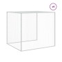 Chicken coop with light gray galvanized steel roof 1003x98x90 cm by vidaXL, Cages and habitats for small animals - Ref: Foro2...