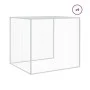 Chicken coop with light gray galvanized steel roof 1003x98x90 cm by vidaXL, Cages and habitats for small animals - Ref: Foro2...