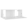 3-teiliges Holzwerkstoff-Wohnzimmer TV-Möbelset weiß von vidaXL, TV-Möbel - Ref: Foro24-3078654, Preis: 121,90 €, Rabatt: %