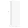 3-teiliges Holzwerkstoff-Wohnzimmer TV-Möbelset weiß von vidaXL, TV-Möbel - Ref: Foro24-3078654, Preis: 123,52 €, Rabatt: %