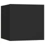 Set de muebles de salón TV 3 piezas madera ingeniería negro de vidaXL, Muebles TV - Ref: Foro24-3078759, Precio: 115,46 €, De...