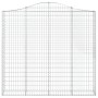 Gabionenkörbe 5 Stück Bogenform Eisen 200x30x180/200 cm von vidaXL, Töpfe und Pflanzgefäße - Ref: Foro24-3145517, Preis: 656,...