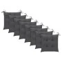 Folding garden chairs 8 units and solid acacia wood cushions by vidaXL, Garden chairs - Ref: Foro24-3078305, Price: 398,27 €,...