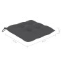 Klappbare Gartenstühle 8-teilig und Kissen aus massivem Akazienholz von vidaXL, Gartenstühle - Ref: Foro24-3078305, Preis: 40...