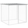 Hühnerstall mit verzinktem Stahldach hellgrau 403x98x90 cm von vidaXL, Käfige und Lebensräume für Kleintiere - Ref: Foro24-31...