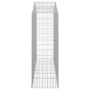 Gabionenkörbe 20 Stück Bogenform Eisen 200x50x140/160 cm von vidaXL, Töpfe und Pflanzgefäße - Ref: Foro24-3145697, Preis: 2,0...