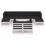 Set de muebles de jardín 10 pzas con cojines madera pino blanco de vidaXL, Conjuntos de jardín - Ref: Foro24-3077160, Precio:...