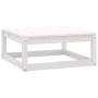 Set de muebles de jardín 12 pzas con cojines madera pino blanco de vidaXL, Conjuntos de jardín - Ref: Foro24-3077000, Precio:...