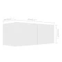 6-teiliges TV-Wohnzimmermöbelset aus weißem Holzwerkstoff von vidaXL, TV-Möbel - Ref: Foro24-3078728, Preis: 338,34 €, Rabatt: %