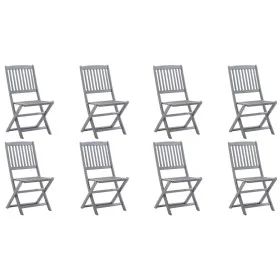 Klappbare Gartenstühle 8 Stk. massives Akazienholz von vidaXL, Gartenstühle - Ref: Foro24-3078289, Preis: 357,40 €, Rabatt: %