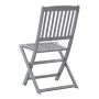 Folding garden chairs 8 pcs solid acacia wood by vidaXL, Garden chairs - Ref: Foro24-3078289, Price: 357,72 €, Discount: %