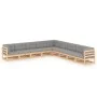Garden furniture set 9 pieces and cushions solid pine wood by vidaXL, Garden sets - Ref: Foro24-3076894, Price: 900,09 €, Dis...