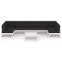 Set muebles jardín con cojines 8 pzas madera maciza pino blanco de vidaXL, Conjuntos de jardín - Ref: Foro24-3077190, Precio:...