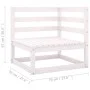 Garden furniture 4 pieces with cushions made of solid pine wood by vidaXL, Garden sets - Ref: Foro24-3076430, Price: 383,51 €...