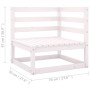 Gartenmöbel 4-teilig mit Kissen aus massivem Kiefernholz von vidaXL, Gartensets - Ref: Foro24-3076430, Preis: 389,17 €, Rabat...