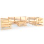 Gartenmöbel-Set 8-teilig aus massivem Kiefernholz von vidaXL, Gartensets - Ref: Foro24-3075454, Preis: 368,87 €, Rabatt: %