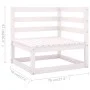 3-piece garden furniture set with solid pine wood cushions by vidaXL, Garden sets - Ref: Foro24-3076520, Price: 280,09 €, Dis...