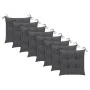 Gartenstühle 8 Stück aus massivem Teakholz mit Kissen von vidaXL, Gartenstühle - Ref: Foro24-3075216, Preis: 665,35 €, Rabatt: %