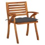 Gartenstühle 8 Stück aus massivem Teakholz mit Kissen von vidaXL, Gartenstühle - Ref: Foro24-3075216, Preis: 765,57 €, Rabatt: %