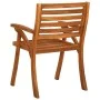 Gartenstühle 8 Stück aus massivem Teakholz mit Kissen von vidaXL, Gartenstühle - Ref: Foro24-3075216, Preis: 665,35 €, Rabatt: %