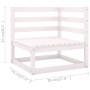 8-teiliges Gartenmöbel-Set und Kissen aus massivem Kiefernholz von vidaXL, Gartensets - Ref: Foro24-3076335, Preis: 907,77 €,...