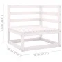 6-piece garden furniture set with solid pine wood cushions by vidaXL, Garden sets - Ref: Foro24-3076490, Price: 645,14 €, Dis...