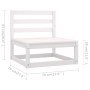 Gartenmöbel 8-teilig und Kissen aus massivem Kiefernholz von vidaXL, Gartensets - Ref: Foro24-3076705, Preis: 914,78 €, Rabat...