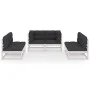 6-piece garden furniture set with solid pine cushions by vidaXL, Garden sets - Ref: Foro24-3076460, Price: 554,89 €, Discount: %