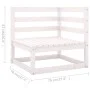6-piece garden furniture set with solid pine cushions by vidaXL, Garden sets - Ref: Foro24-3076460, Price: 554,89 €, Discount: %
