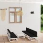 Gartenmöbel 8-teilig mit Kissen aus massivem Kiefernholz von vidaXL, Gartensets - Ref: Foro24-3076400, Preis: 634,39 €, Rabat...