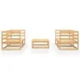 Gartenmöbel-Set 5-teilig aus massivem Kiefernholz von vidaXL, Gartensets - Ref: Foro24-3075254, Preis: 239,28 €, Rabatt: %