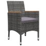 Gray 3-Piece Garden Dining Set by vidaXL, Garden sets - Ref: Foro24-3068688, Price: 252,97 €, Discount: %