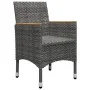 Gray 3-Piece Garden Dining Set by vidaXL, Garden sets - Ref: Foro24-3068688, Price: 250,98 €, Discount: %