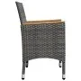 Graues 3-teiliges Garten-Essset von vidaXL, Gartensets - Ref: Foro24-3068688, Preis: 242,68 €, Rabatt: %