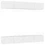TV-Möbel 4-tlg. Holzwerkstoff weiß 100x30x30 cm von vidaXL, TV-Möbel - Ref: Foro24-3074452, Preis: 238,44 €, Rabatt: %