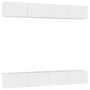 TV-Möbel 4-tlg. Holzwerkstoff weiß 100x30x30 cm von vidaXL, TV-Möbel - Ref: Foro24-3074452, Preis: 216,29 €, Rabatt: %