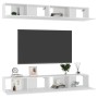 TV-Möbel 4-tlg. Holzwerkstoff weiß 100x30x30 cm von vidaXL, TV-Möbel - Ref: Foro24-3074452, Preis: 216,29 €, Rabatt: %