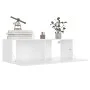 TV-Möbel 4-tlg. Holzwerkstoff weiß 100x30x30 cm von vidaXL, TV-Möbel - Ref: Foro24-3074452, Preis: 238,44 €, Rabatt: %